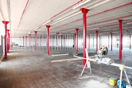 Converting the interior of offices in Stockport by KJB Builders