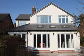 An extension to the rear in Macclesfield by KJB Builders