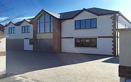 A conversion from a bungalow to a large detached house in Lymm