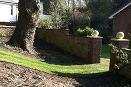 Rear design and landscaping in Mobberley by KJB Builders