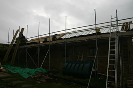 A barn conversion roof project in Macclesfield by KJB Builders